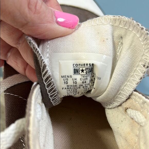 Converse Classic Brown One Star Canvas Sneakers M10 - Picture 7 of 7